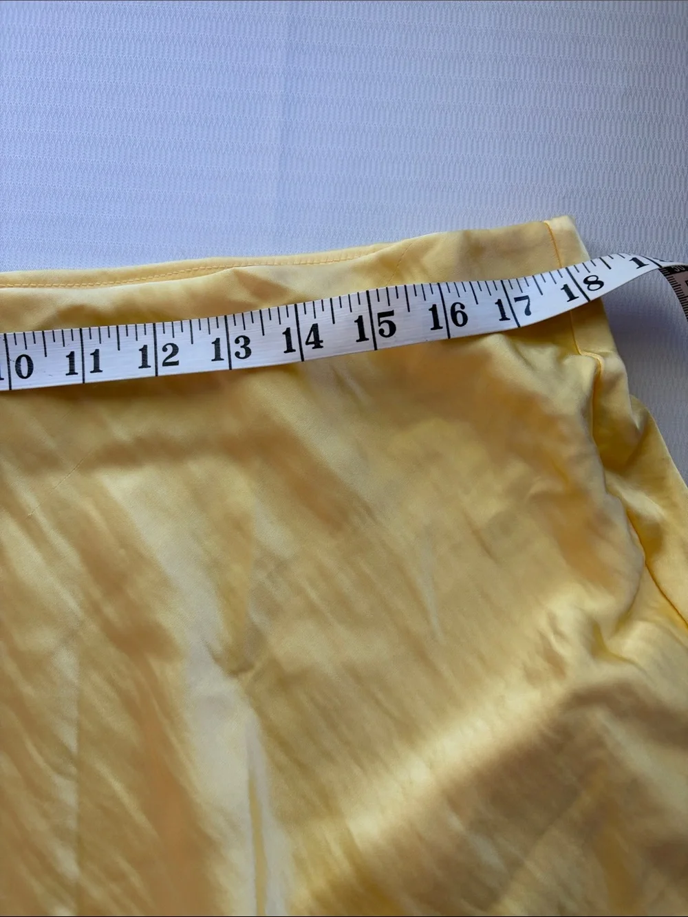 a new day Soft Yellow Satin Skirt NWT - Picture 4 of 5